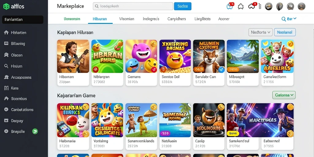 Tampilan antarmuka yang user-friendly dan menarik.