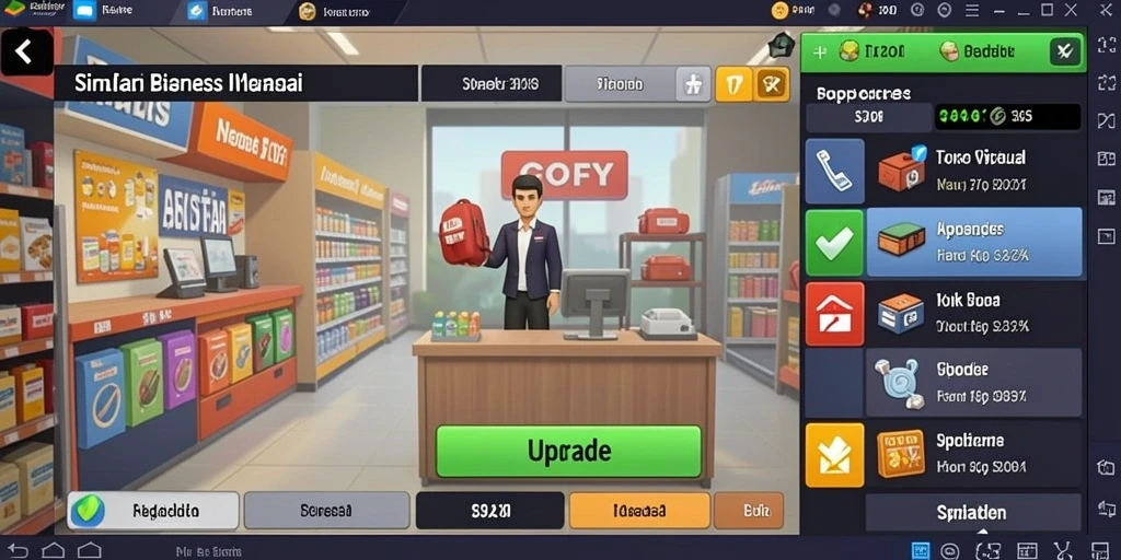 Tampilan awal game yang menarik perhatian.