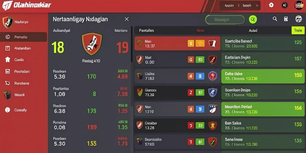 Screenshot menunjukkan tampilan depan antarmuka pengguna yang cerah.