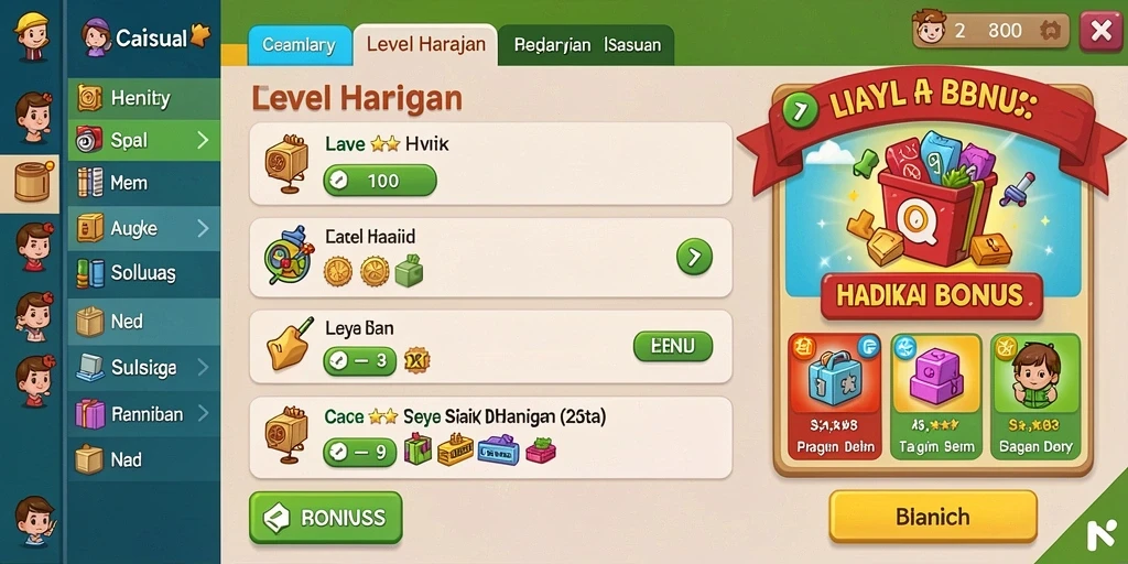Tampilan antarmuka yang user-friendly.