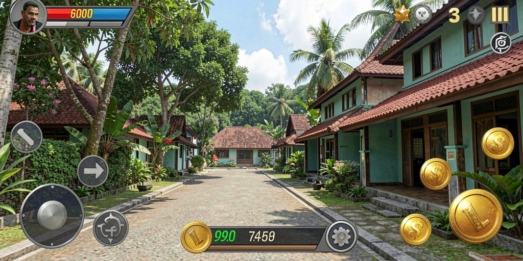 Tampilan menu utama LAPARBOS yang menawan.