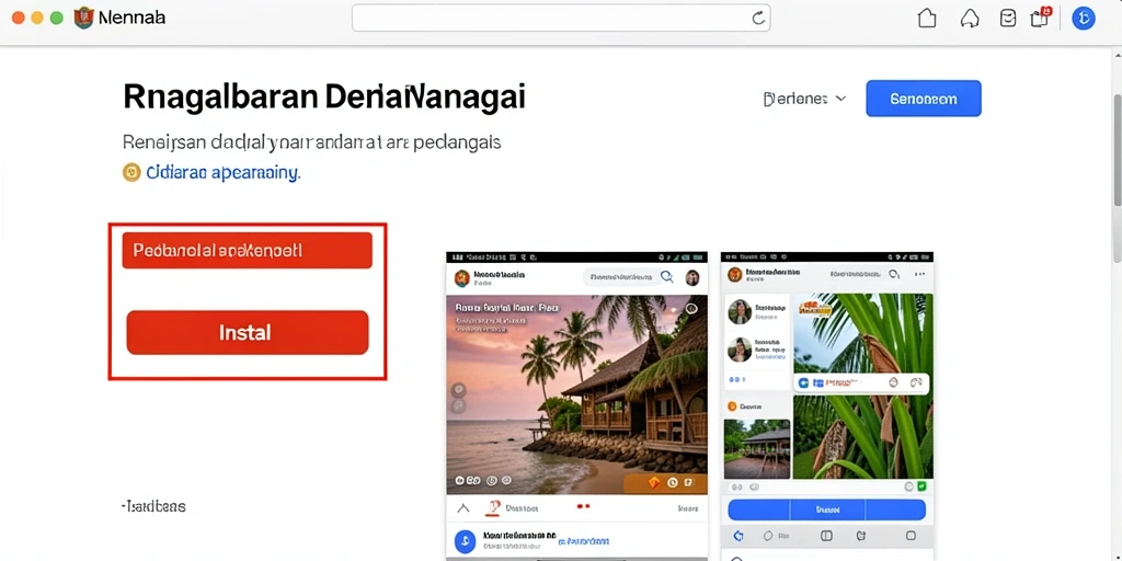 Tampilan antarmuka yang ramah pengguna.