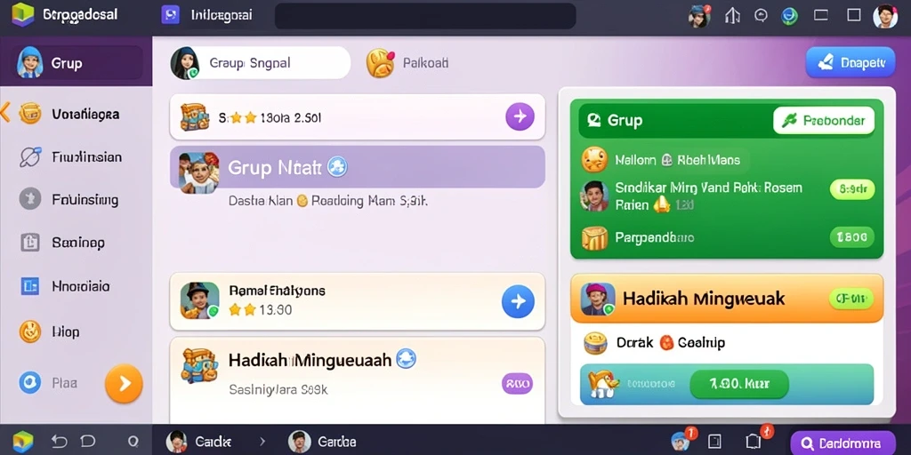 Tampilan awal yang menawan dan penuh warna.